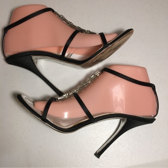 Giuseppe Zanoth Design Sandal Heels Shoes Size 40 SB-BH - Picture 5 of 13